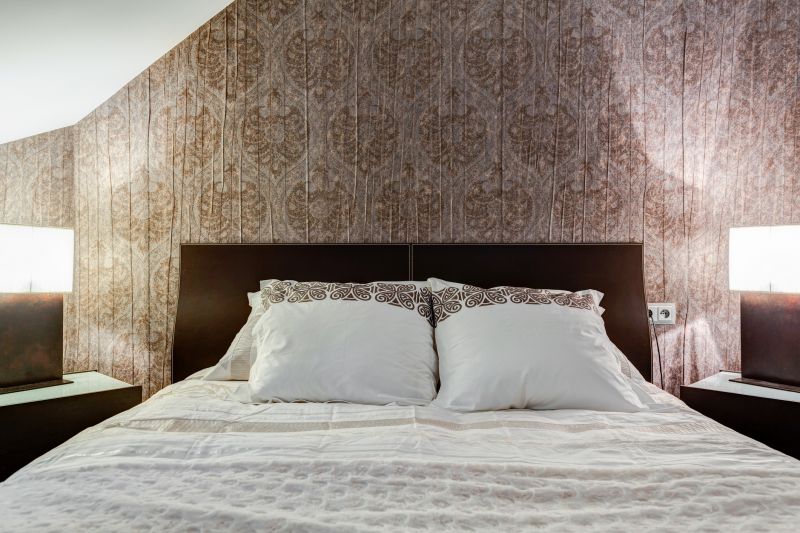 Bedroom Wallpaper Installation