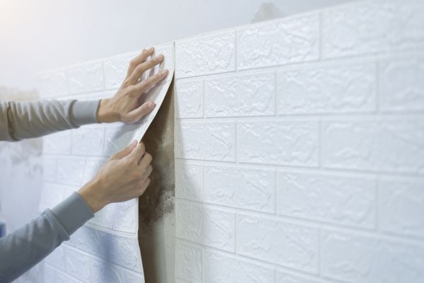 Hanging Wallpaper Installation
