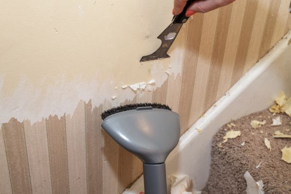 Bathroom Wallpaper Removal