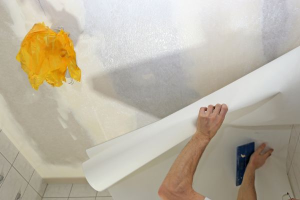 Bath Wallpaper Installation
