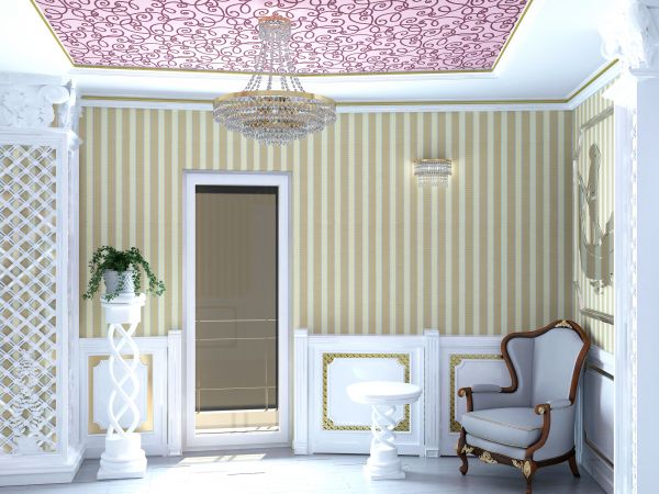 Bedroom Wallpaper Installation