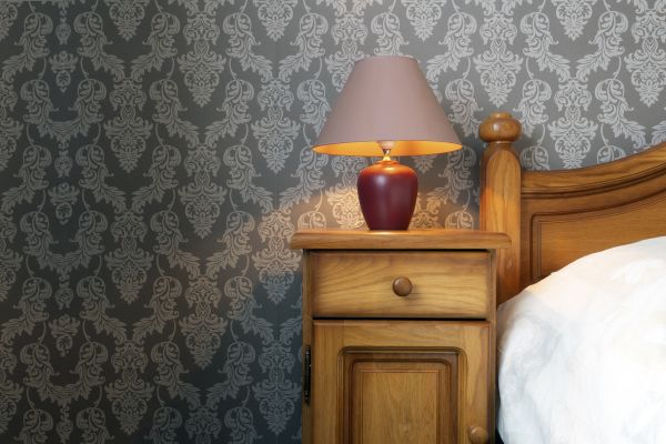 Bedroom Wallpaper Installation